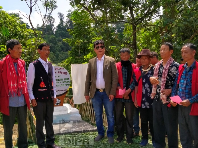 YEAMTHI FOOTBALL GROUND INAUGURATED AT AUCHING VILLAGE