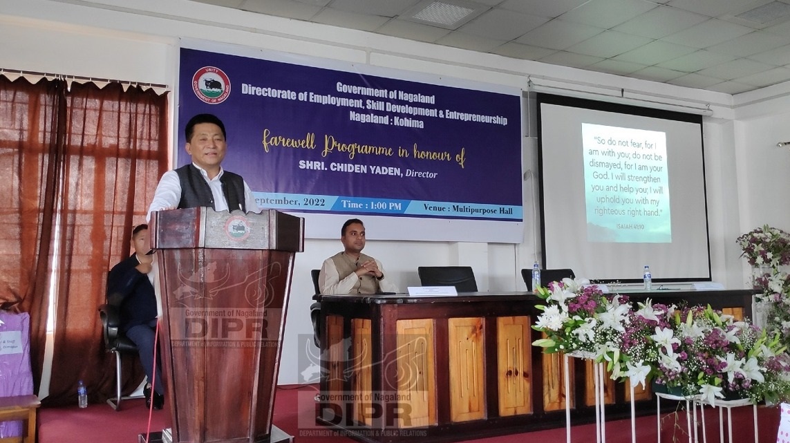 EMPLOYMENT, SKILL DEVELOPMENT & ENTREPRENEURSHIP BIDS FAREWELL TO DIRECTOR