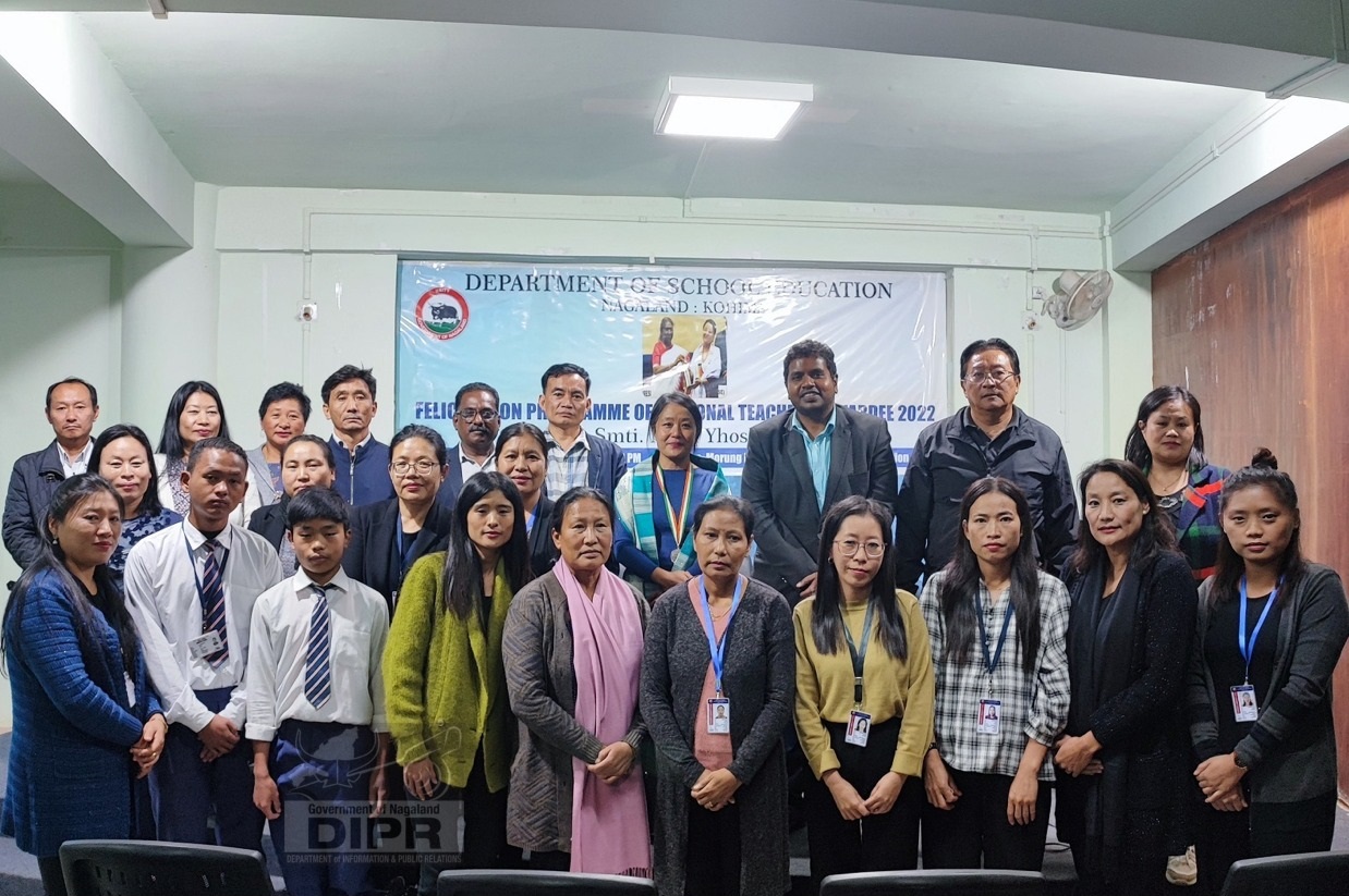 RECIPIENT OF NATIONAL TEACHERS’ AWARD 2022, MIMI YHOSHÜ FELICITATED