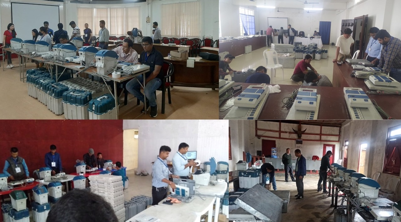 FIRST-LEVEL CHECKING OF EVMS & VVPATS BEGIN