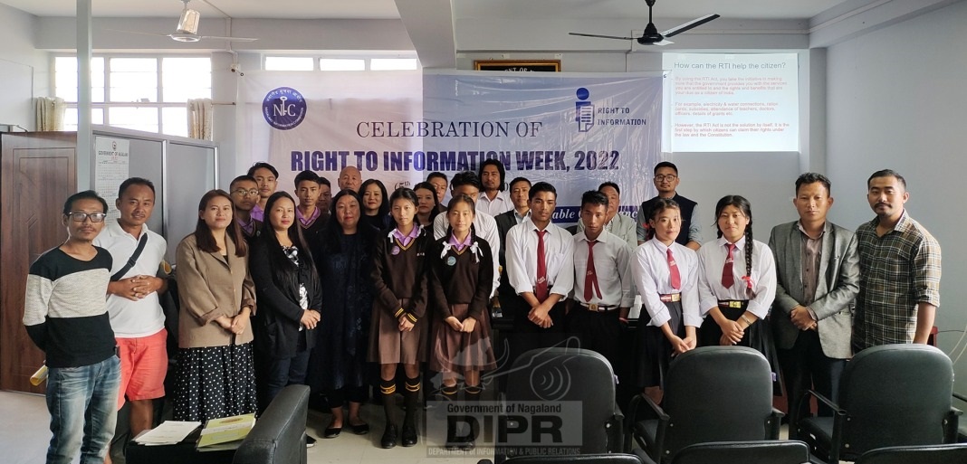 RTI WEEK OBSERVED AT TSEMINYU