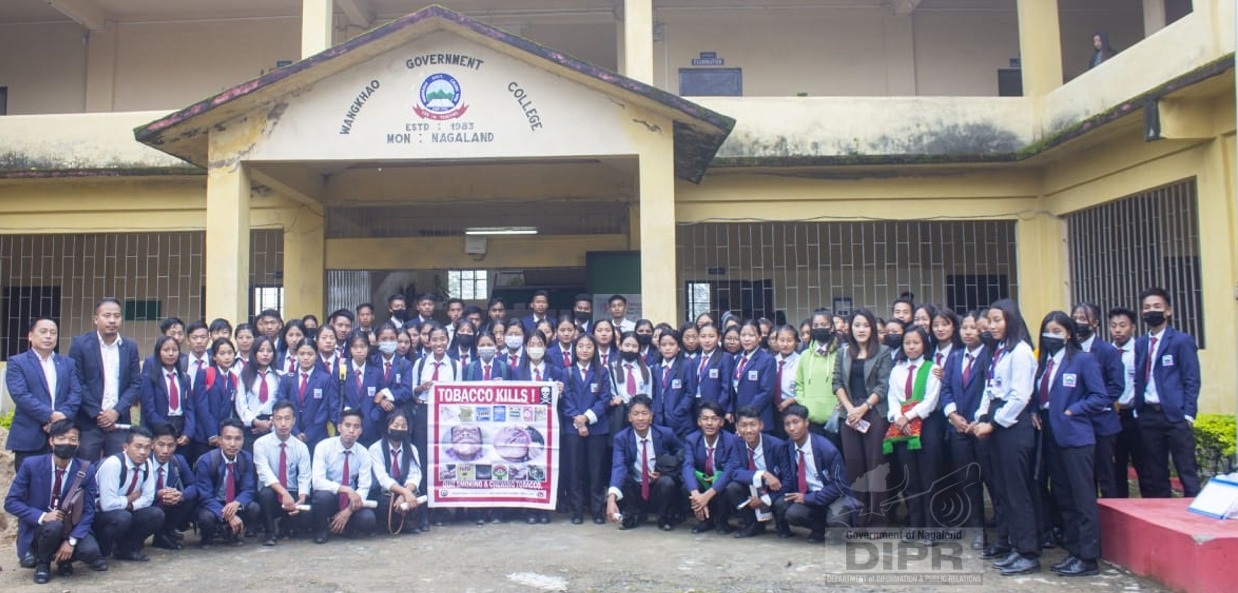 TOBACCO AWARENESS CAMPAIGN AT WANGKHAO GOVERNMENT COLLEGE MON