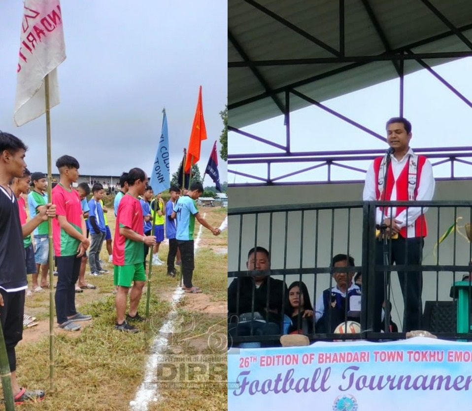 26th EDITION OF BHANDARI TOWN TOKHU EMONG FOOTBALL TOURNAMENT UNDERWAY