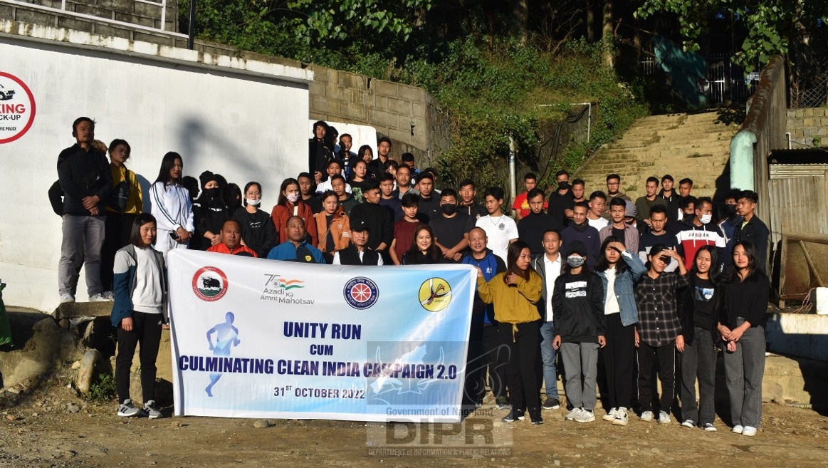 UNITY RUN HELD IN KOHIMA