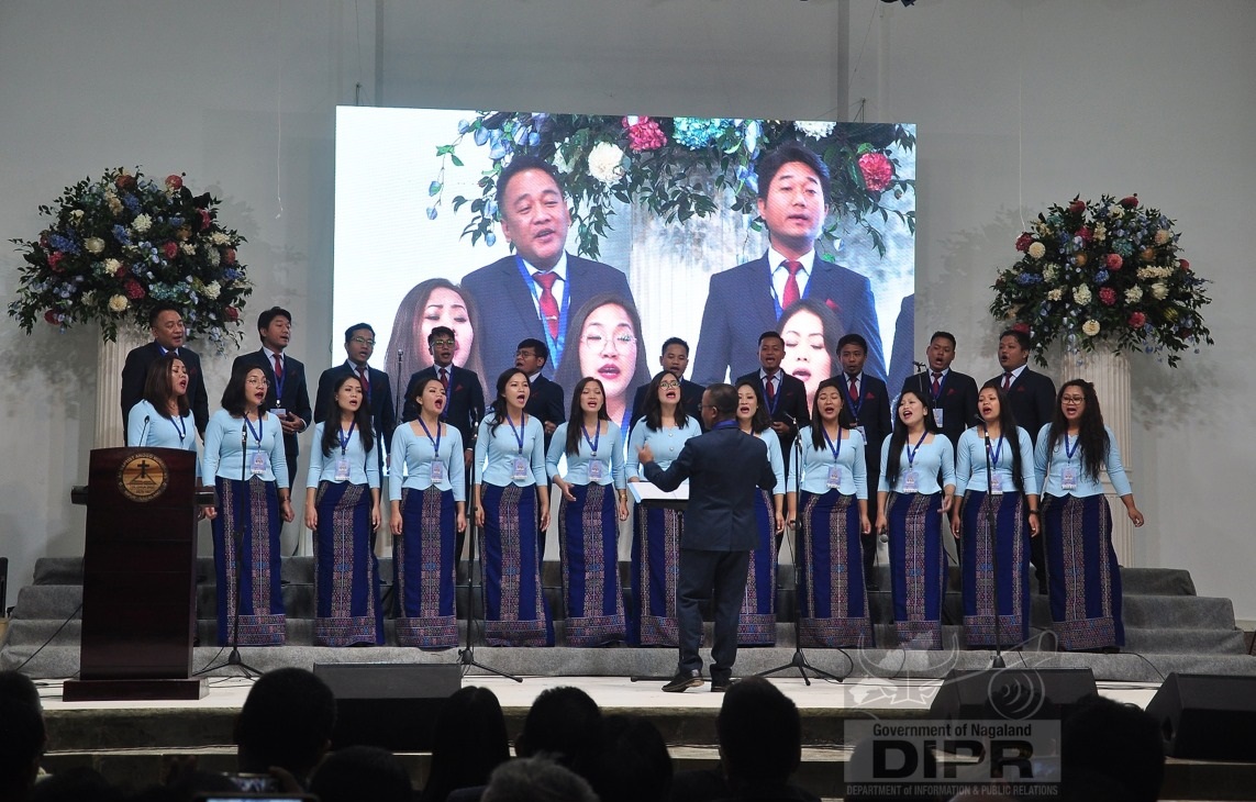 Baptist Church of Mizoram Choir during the ABAM Sesquicentennial Celebration at Impur