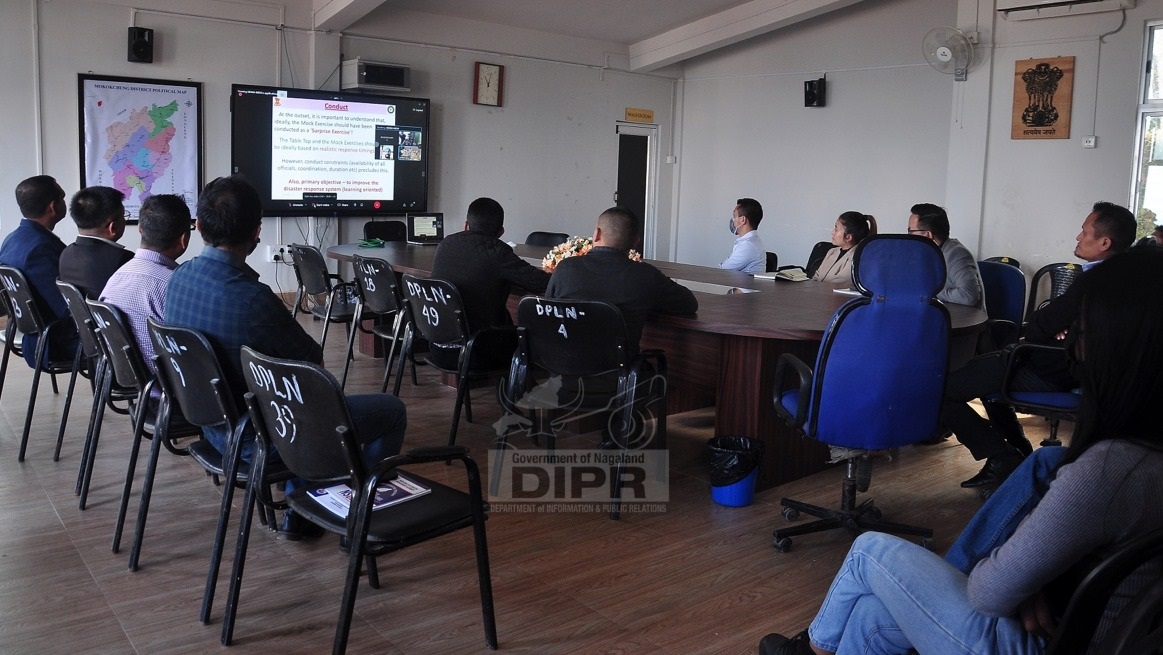IRS and TTE training for Earthquake at Mokokchung