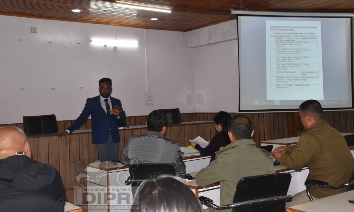 KOHIMA REGIONAL TRANSPORT AUTHORITY DELIBERATES ON TRAFFIC CONGESTION