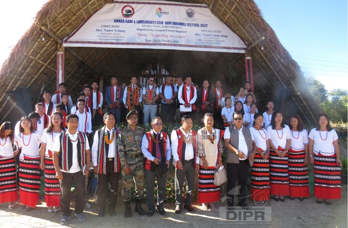 MINI HORNBILL CUM CHAGA GADI & LAMSIMGNYI FESTIVAL CELEBRATED AT TENING TOWN