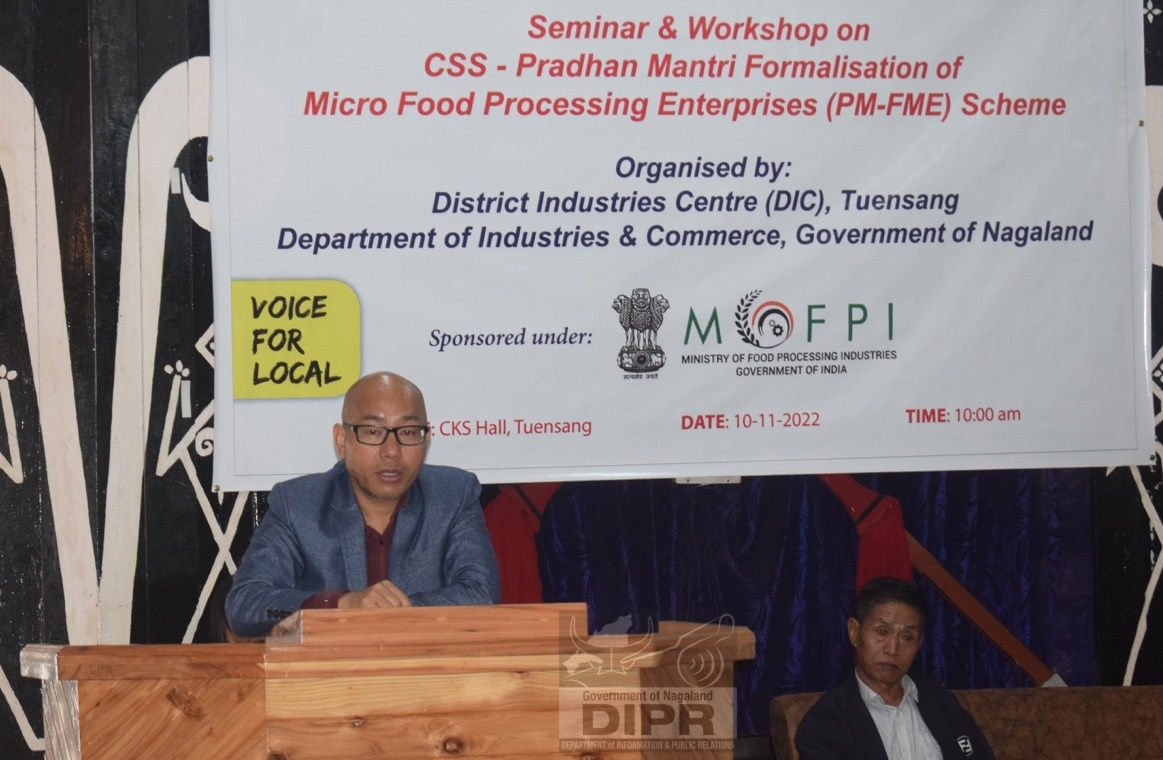 WORKSHOP ON PMFME HELD AT TUENSANG