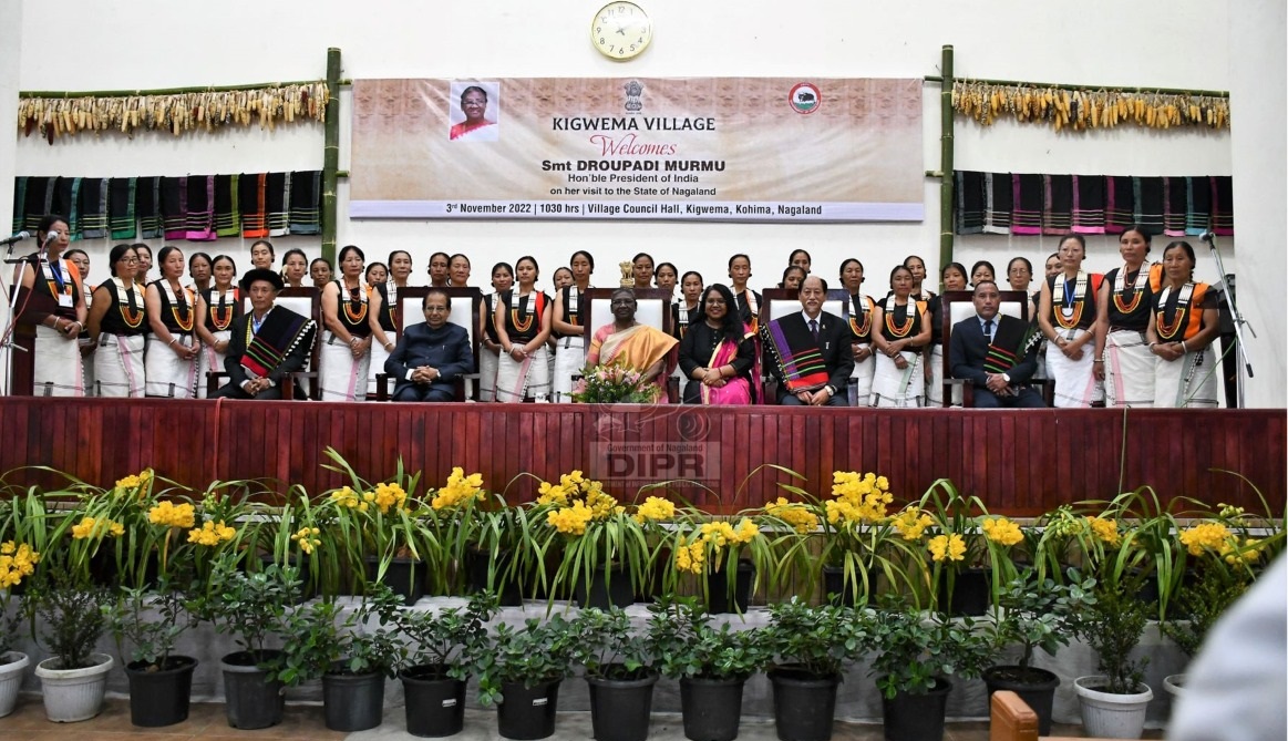 PRESIDENT DROUPADI MURMU VISITS KIGWEMA VILLAGE