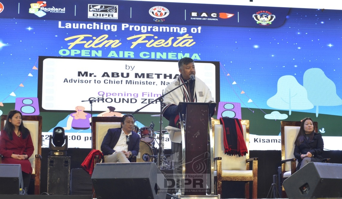 OPEN AIR CINEMA AT HORNBILL FESTIVAL KISAMA