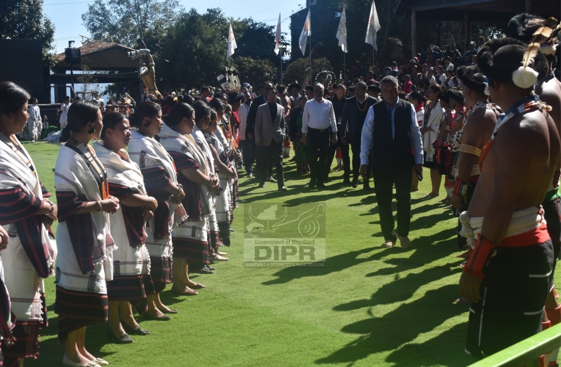 NEZCC PERFORMS ON THE 7th DAY OF THE HORNBILL FESTIVAL CULTURAL CONNECT AT KISAMA