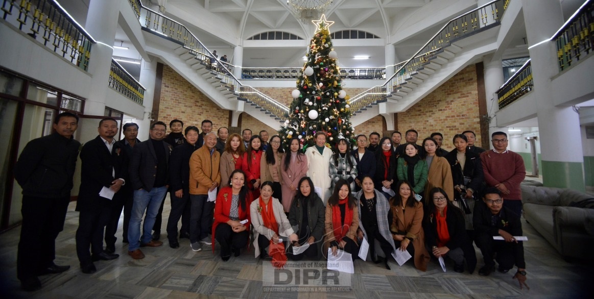 MUSIC CLUB NSS SPREADS CHRISTMAS CHEER AT NAGALAND CIVIL SECRETARIAT