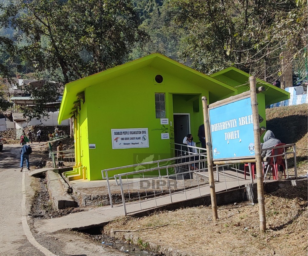 Differently abled toilet at Kisama