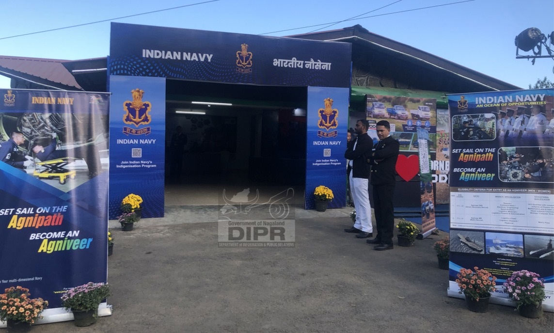 Indian Navy counter set up at Kisama