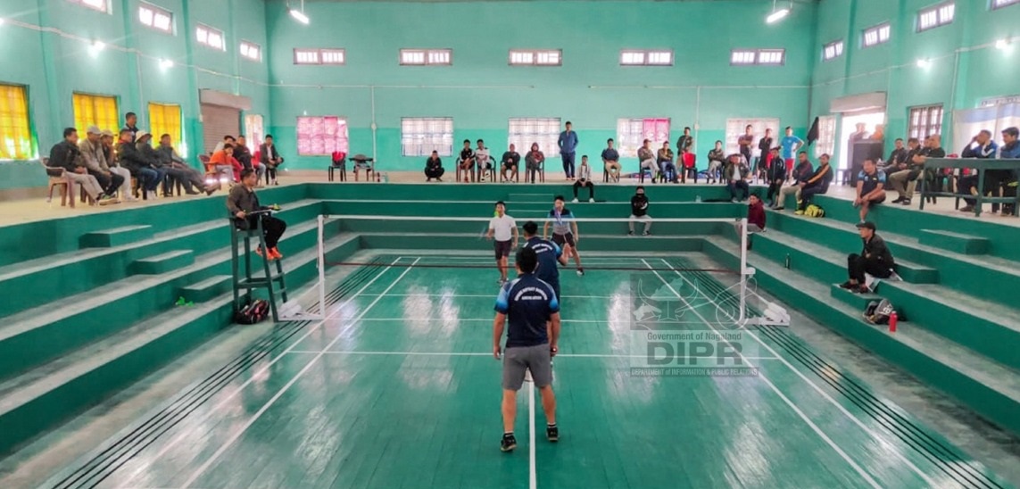 Inter Departmental Badminton tournament held at Kiphire
