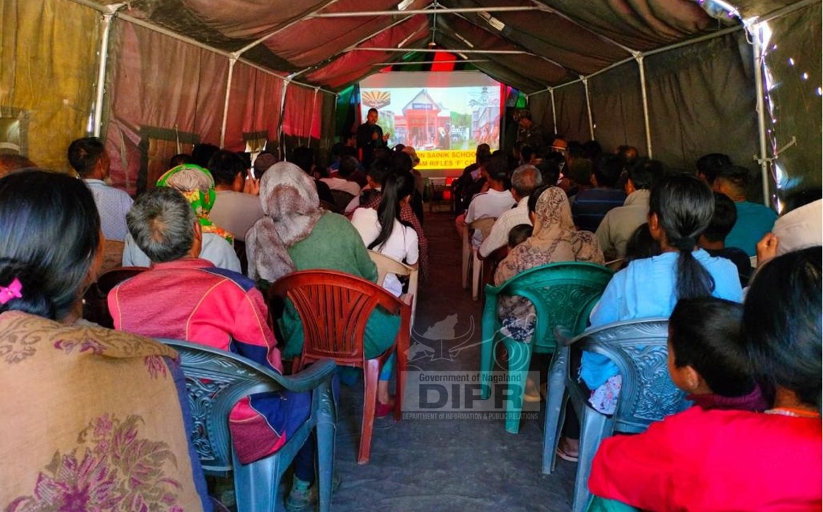 Lecture and feast for Sainik School Aspirants at Choklangan Vill, Noklak