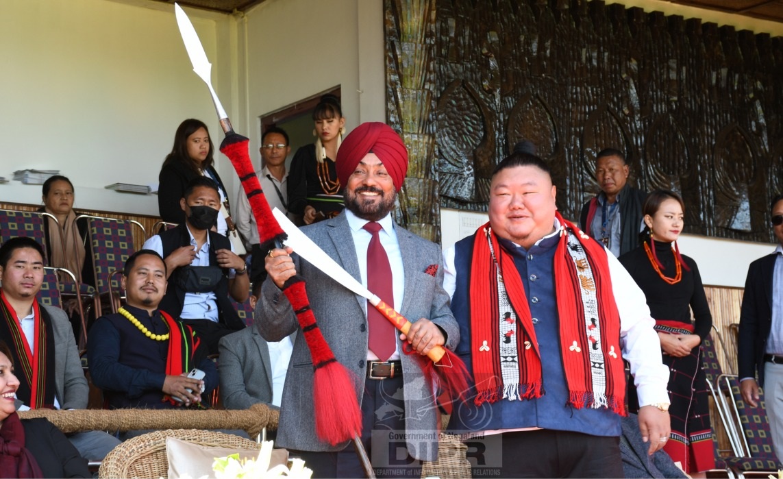 Lt. General Jagamohan Singh Sidana at kisama on 3rd day