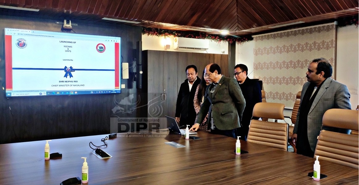 CHIEF MINISTER RIO LAUNCHES NAGALAND STATE DISASTER MANAGEMENT INFORMATION SYSTEM