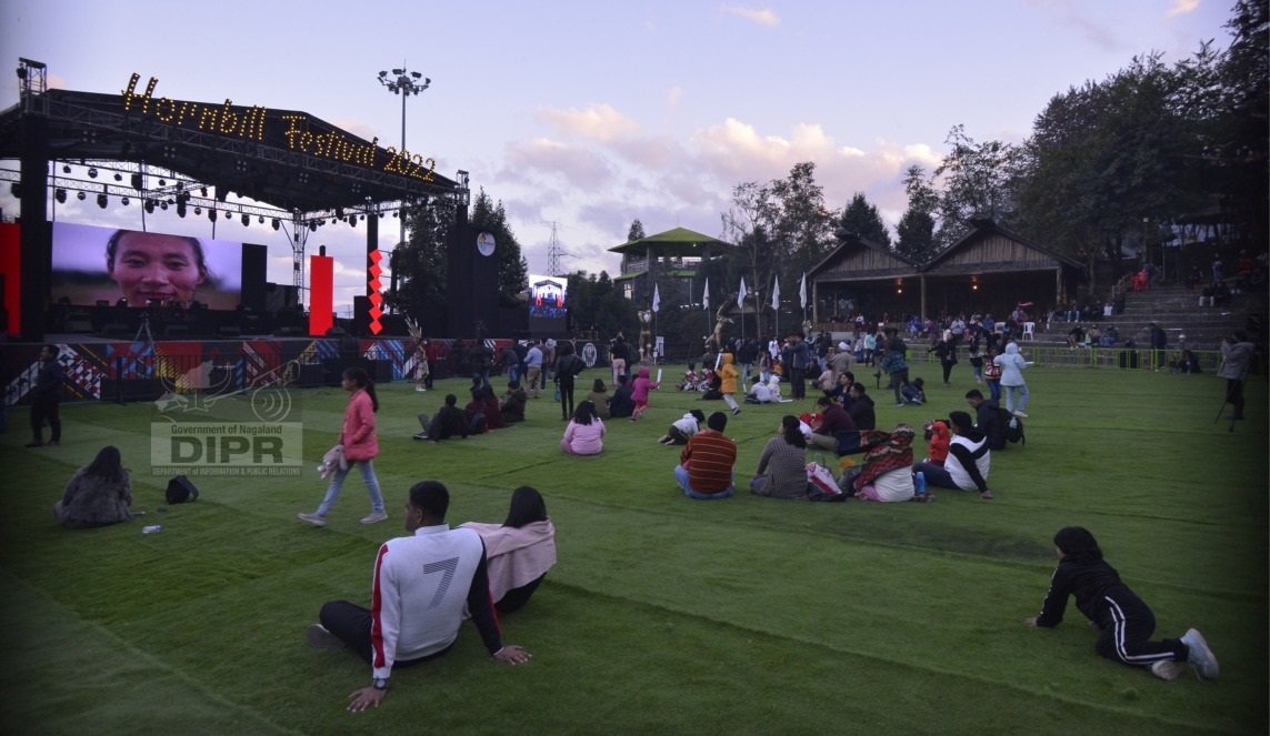 OPEN AIR CINEMA AT HORNBILL FESTIVAL KISAMA