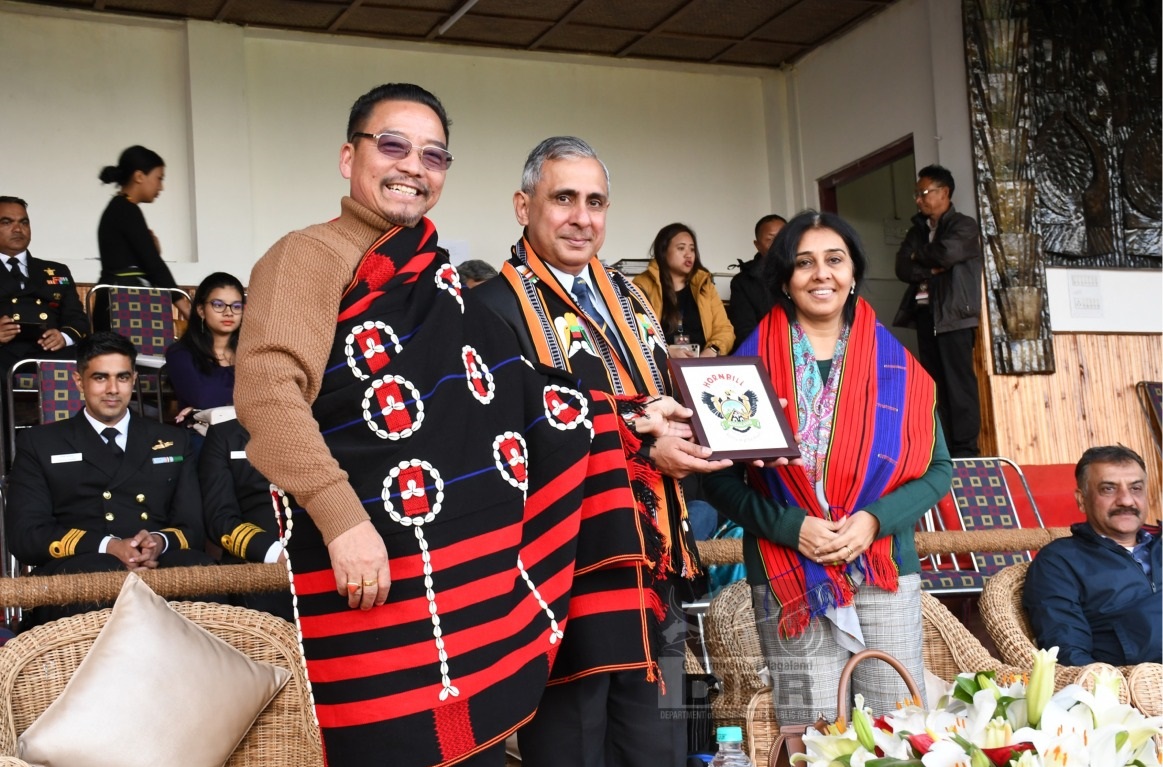 Rear Admiral Manish Chadha graces evening session Cultural programme at Kisama