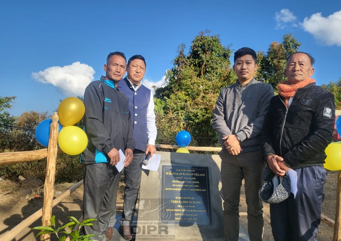 NAMRI NCHANG INAUGURATES NEWLY RECOGNISED NCHANGRAM NAMSAN VILLAGE