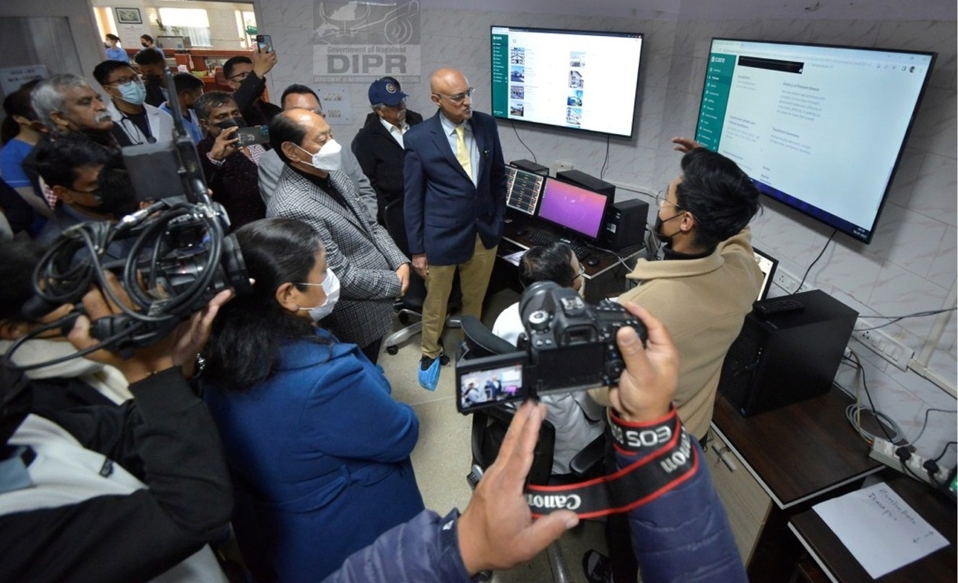 Chief Minister, Neiphiu Rio launched the 10 Bed ICU wards across 12 district  hospitals during a programme held at Capital Cultural Centre, Kohima
