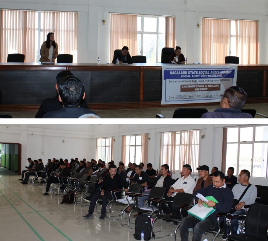 DISTRICT LEVEL SOCIAL AUDIT PUBLIC HEARING UNDER MGNREGS HELD AT CHUMOUKEDIMA
