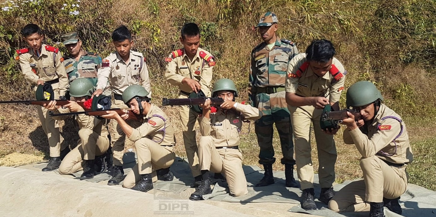 CHUBAMAYANG OF FAZL ALI COLLEGE WINS SHOOTING COMPETITION IN NCC CAMP