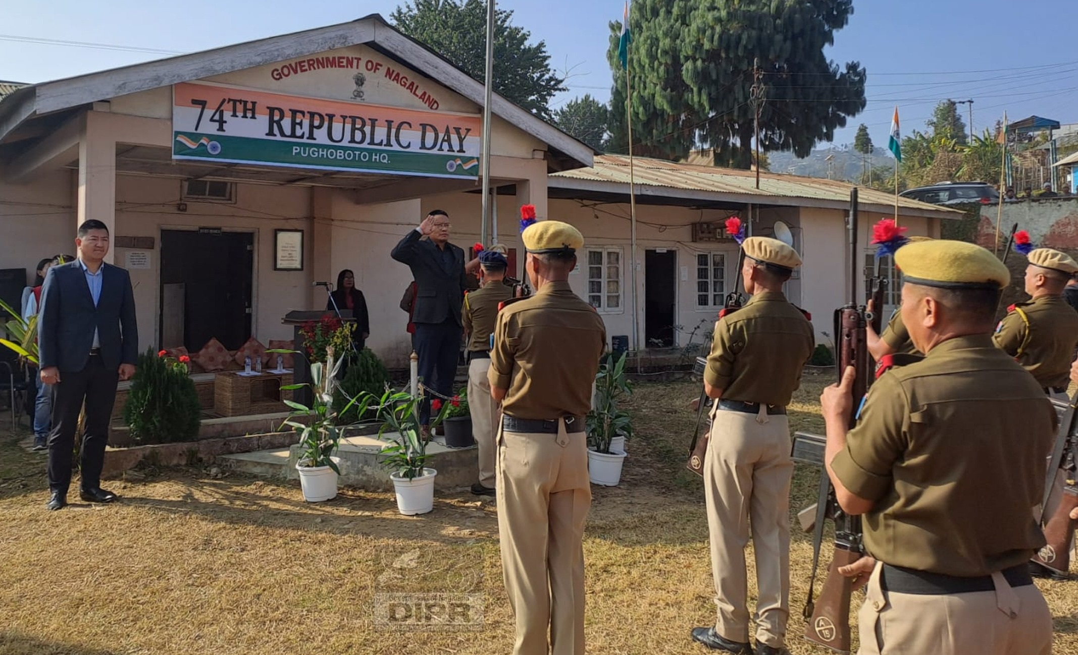 REPUBLIC DAY CELEBRATED AT PUGHOBOTO