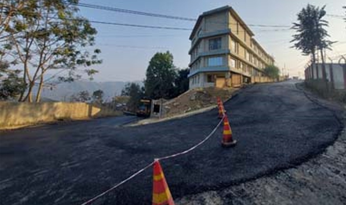 ROAD REPAIRED BY DEPARTMENTS IN KOHIMA