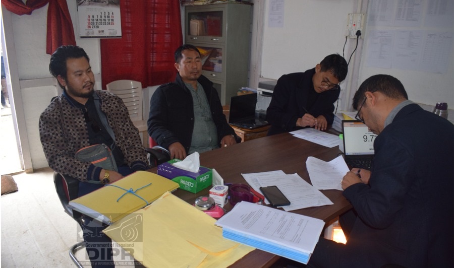 C.N Yanchu file nomination from Tuensang Sadar I