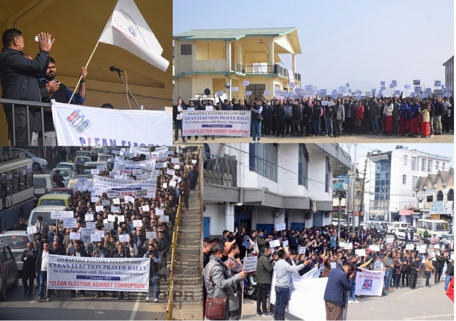 CLEAN ELECTION PRAYER RALLY HELD IN MOKOKCHUNG
