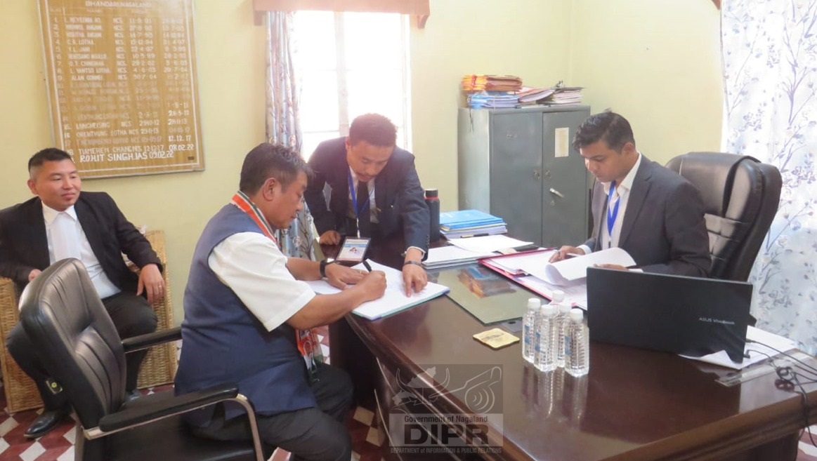 Chenithung Humtsoe file nomination from Bhandari
