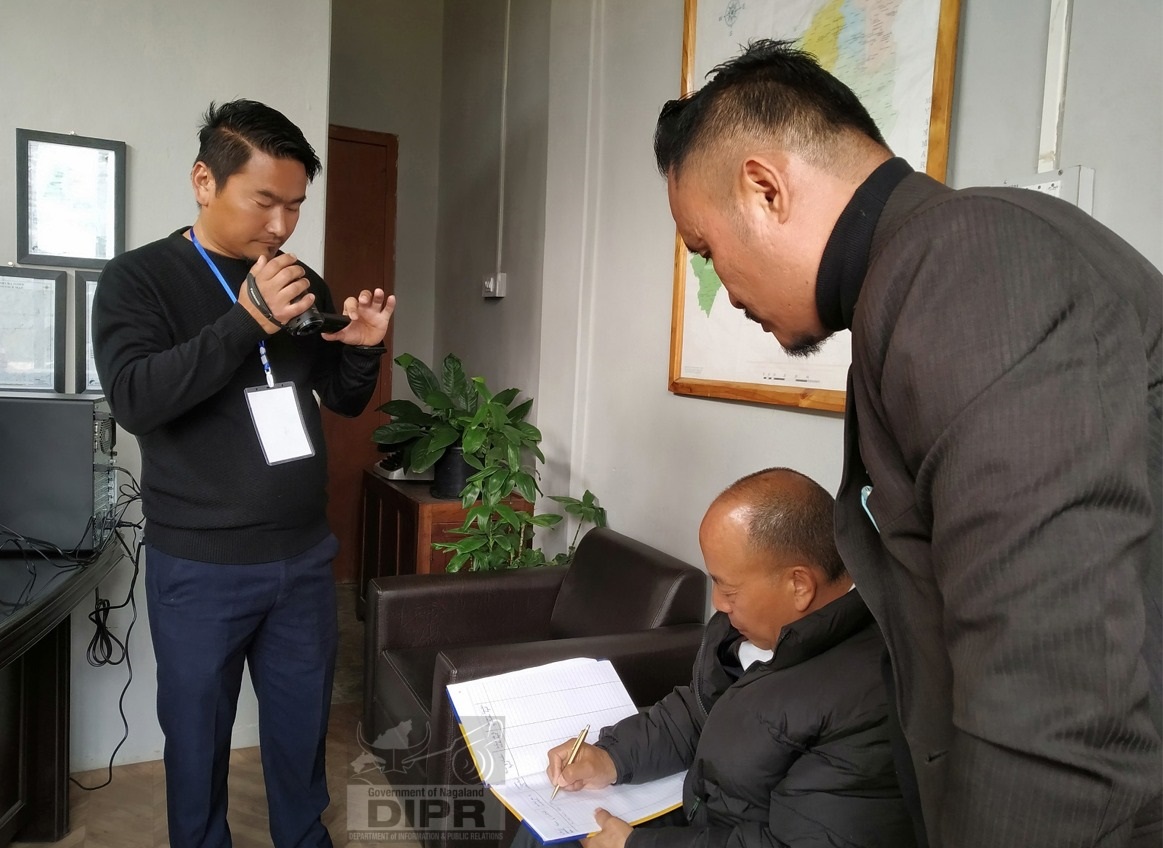 Dr Chotisuh Sazo file nomination from Chozuba
