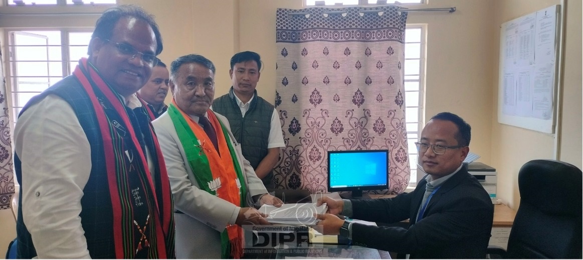 Er. Kropol Vitsu Filling His Nomination at Jakhama