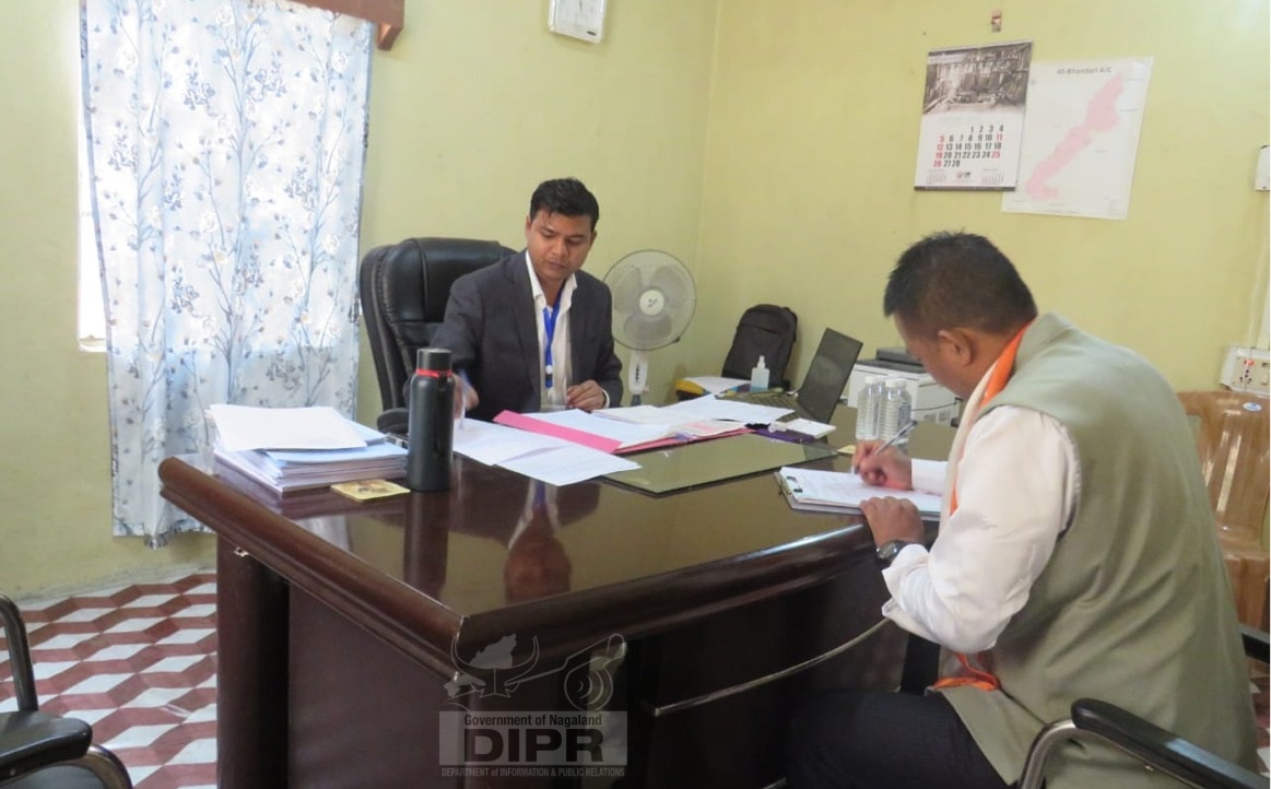 John Ovung file nomination from Bhandari