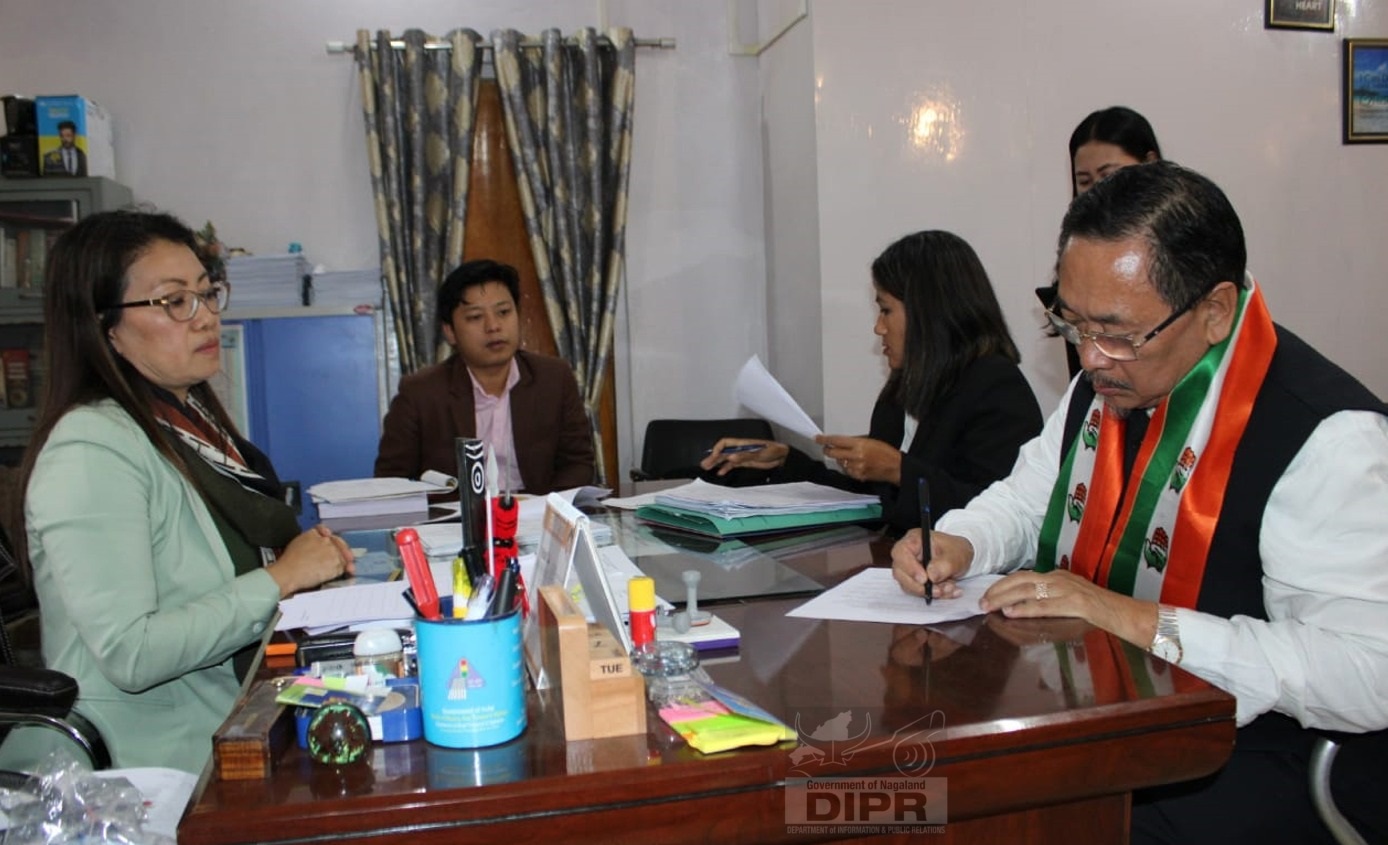 K Therie file nomination from Dimapur I
