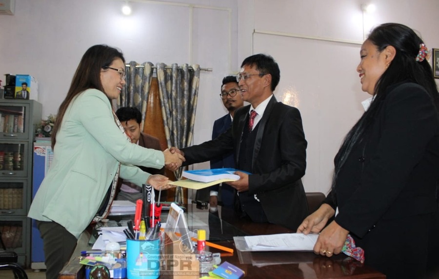 Kahuto Chishi file nomiantion from Dimapur