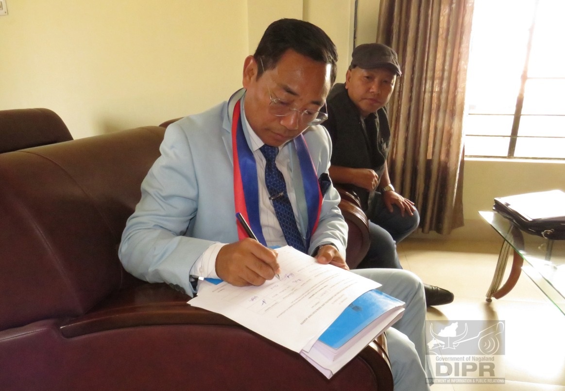 Kitoka S Rotokha file nomination papers from Ghaspani II