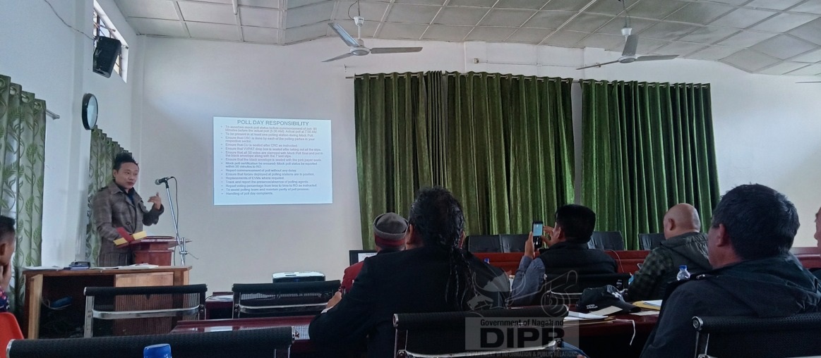 Second round of Training for Sector Magistrates at Kiphire