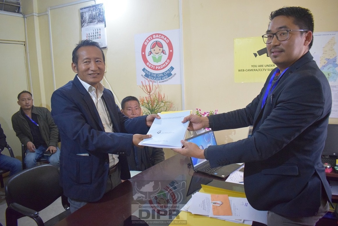 Senchumo Lotha file nomination from Tyui