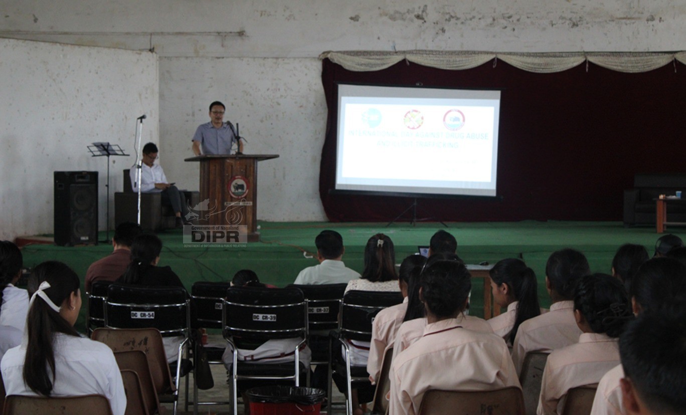 INTERNATIONAL DAY AGAINST DRUG ABUSE & ELLICIT TRAFFICKING HELD ACROSS THE STATE AT MON