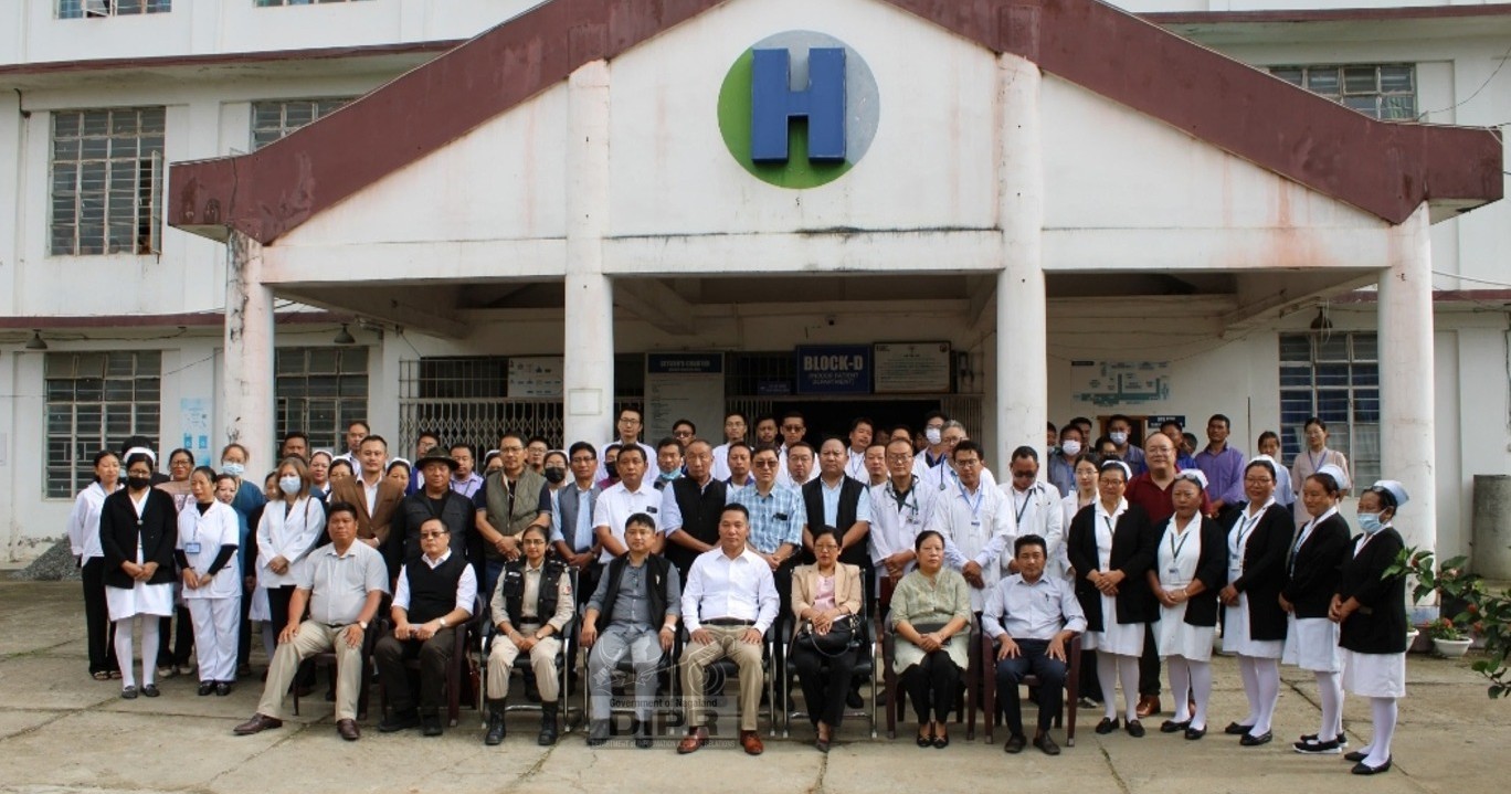 MINISTER P. PAIWANG KONYAK VISITS PHEK HOSPITAL