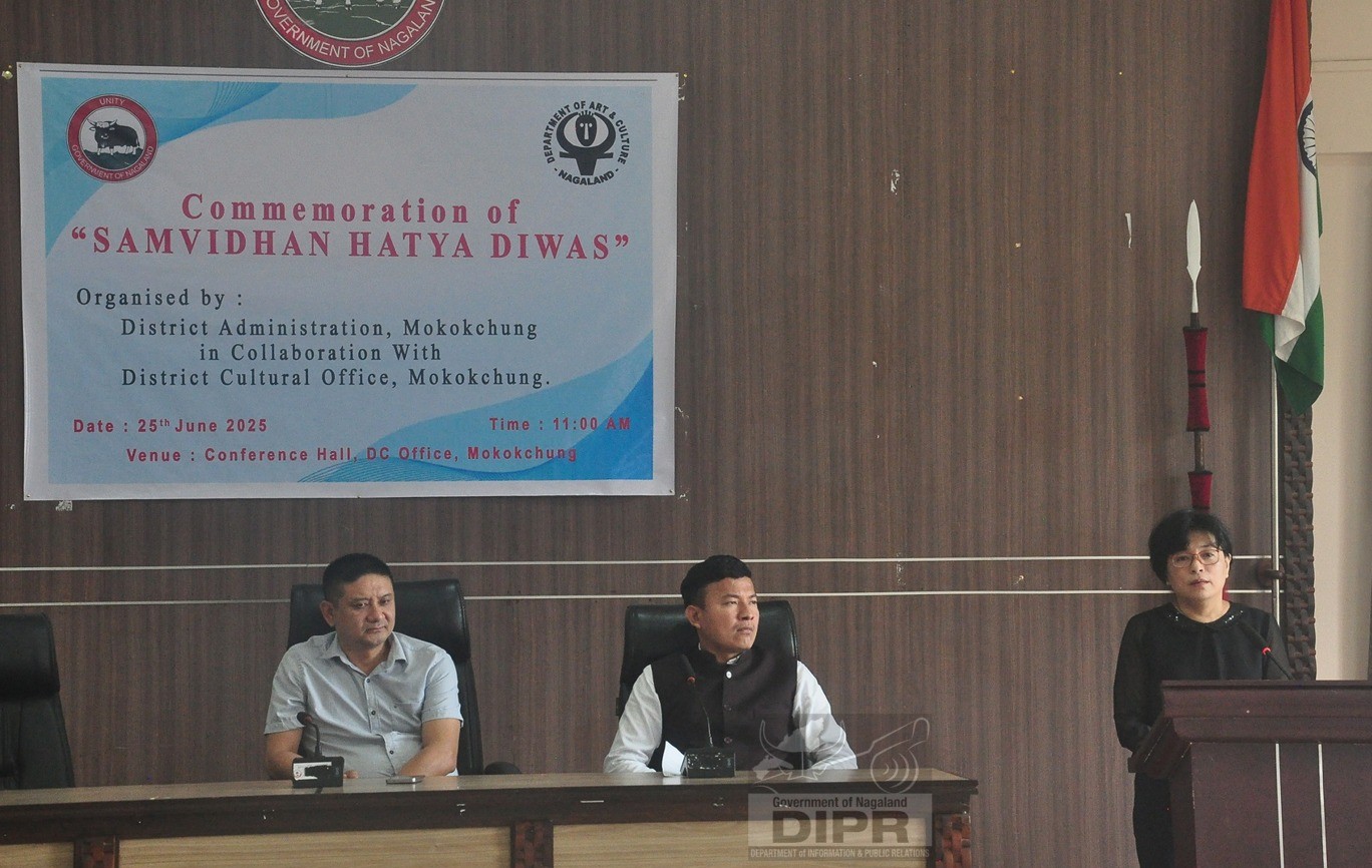 SAMVIDHAN HATYA DIWAS HELD AT MOKOKCHUNG