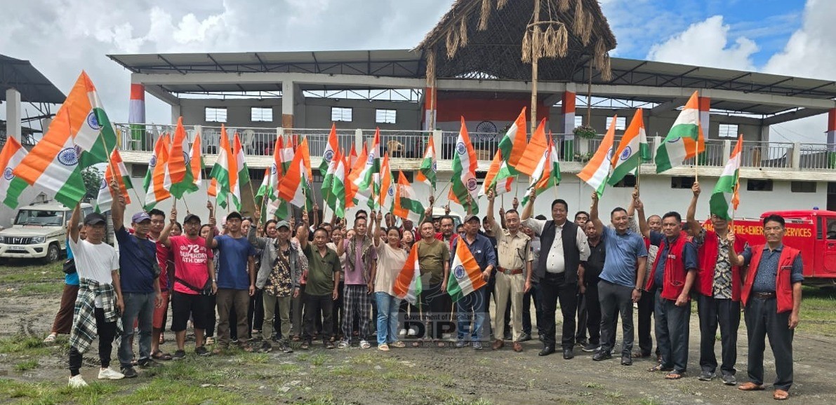 Har Ghar Tiranga Rally Held at Longleng Public Ground