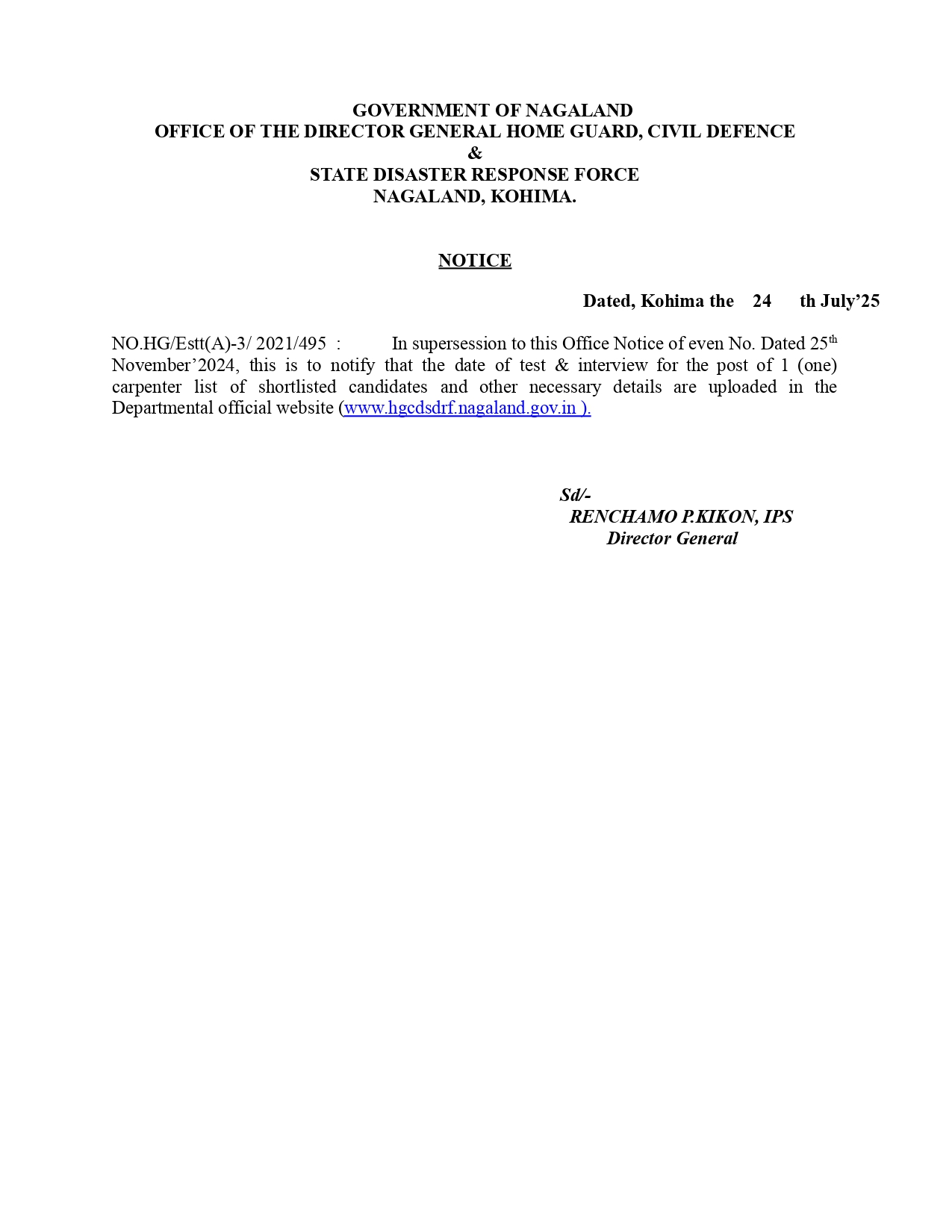Notification-HG&CD