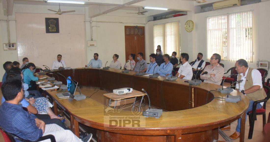 DC DIMAPUR CONVENES DTF MEETING