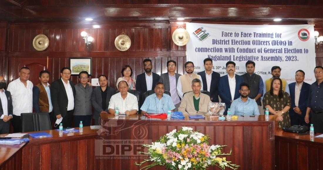 CEO NAGALAND INAUGURATES TRAINING PROGRAM FOR DCs & DEOs