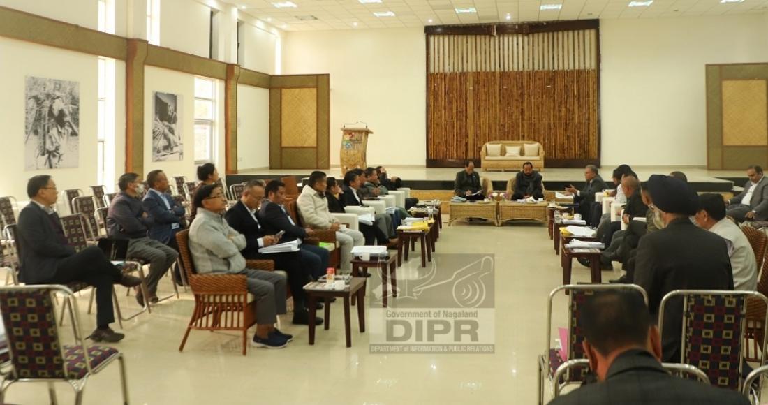 Cabinet meeting at Kisama, Kohima